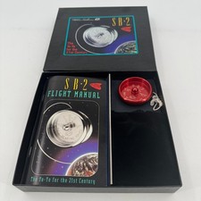 Tom Kuhn SB-2 Silver Bullet 2 Red Anodized Ball Bearing Yo-Yo Vintage 1999 Boxed