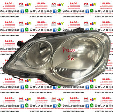 FARO FANALE ANTERIORE SINISTRO SX VOLKSWAGEN POLO 9N3 IV°SERIE ANNO 2005/2009