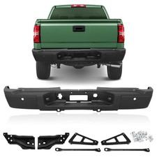 Fit For 2007-2013 Chevy Silverado 2500 3500 Hd W Sensor Holes Rear Bumper Fit For 2007-2013 Chevy Silverado 2500 3500 Hd W Sensor Holes Rear Bumper
