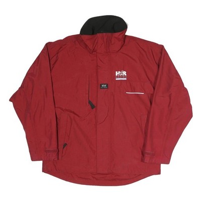 HELLY HANSEN Herren Rot Classic Jacke L Polyestermischung Reißverschluss H&R Gastro Logo
