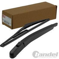 NTY Heckwischer Wischerarm Wischblatt Passend FüR Fiat Grande Punto 199_ 1.2-1.9