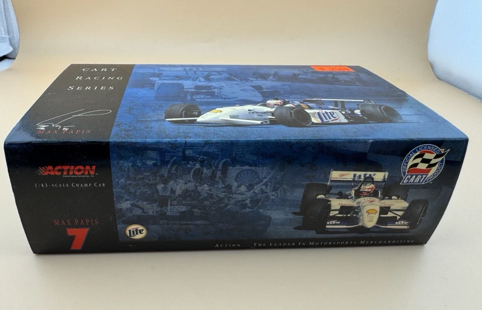 Action #7 Max Papis Miller Lite Racing IndyCar 1/43 1999 Reynard - Image 2 of 4