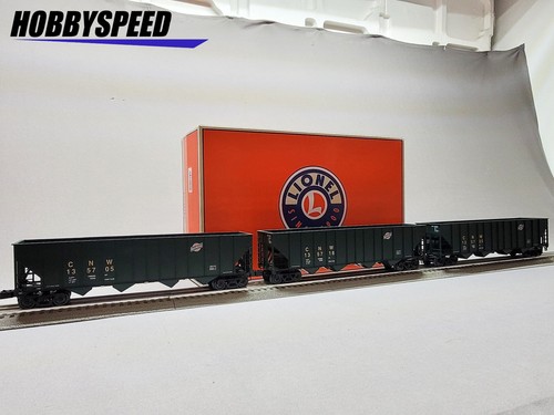 LIONEL CHICAGO NORTHWESTERN CNW 4 BAHÍAS TOLVA PAQUETE DE 3 #B O GAUGE tren 2542255 NUEVO | Condition: New