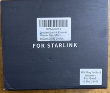Drizzlen Starlink Ethernet SPX Plug to RJ45 Adapter For Gen3/Mini 0.5M/1.64FT