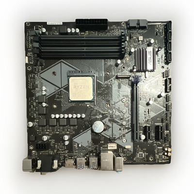 ASUS Micro ATX Prime B450M-A Motherboard AMD Ryzen 5 5600G APU Combo
