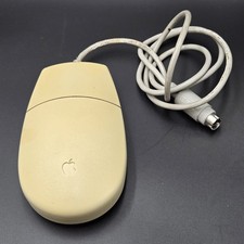 Apple Desktop Bus Mouse II M2706 ADB Beige Vintage for Macintosh Apple IIgs
