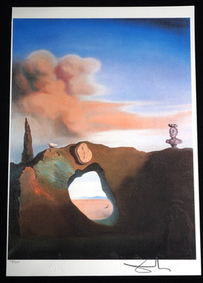 Salvador Dali Lithographie Größe 35 x50 cm! Signiert, limitiert, Prägestempel.
