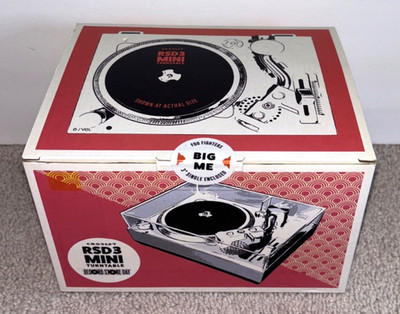 Crosley 2019 RSD 3 Mini 3'' Record Player Turntable Foo Fighters Big Me Brand New