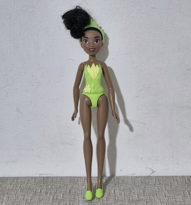 Hasbro Disney Prinzessin und der Frosch Tiana Puppe grüner Körper afrikanisch 11 Zoll amerikanisch