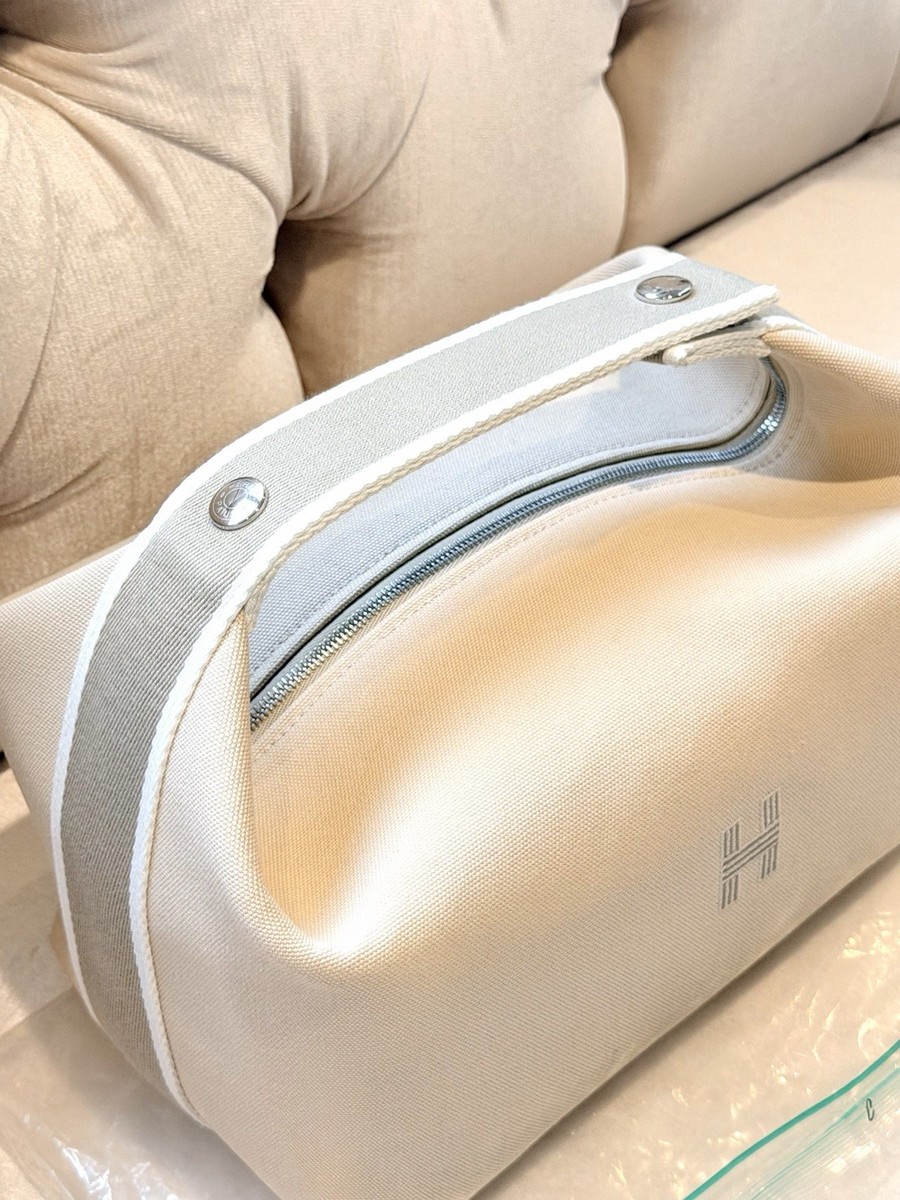 HERMÈS BAIN 巾着袋 ベージュ 水着入れ HERMES（エルメス） LE BAIN