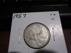 1957 - Canada - Silver 25 cent - Canadian quarter