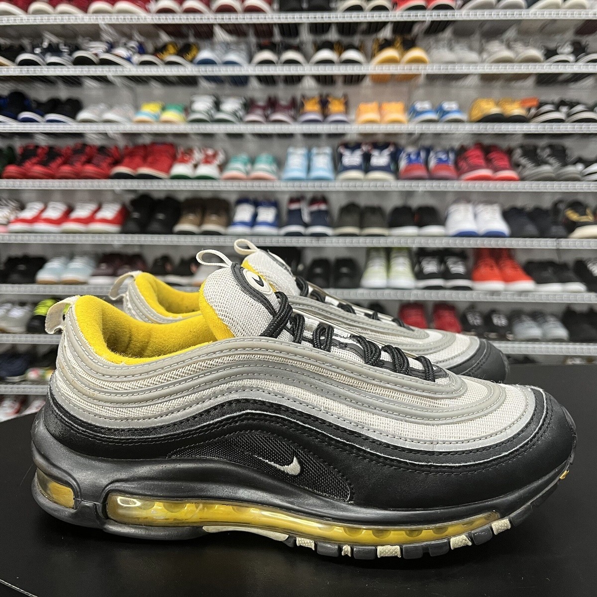 Nike Mens Air Max 97 Steelers Gray Black 921826-008 Men’s Size No  Insoles