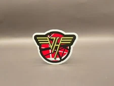 Eddie Van Halen Vinyl Stickers Band Logo Rock Music EVH Tribute Rock N Roll 80's