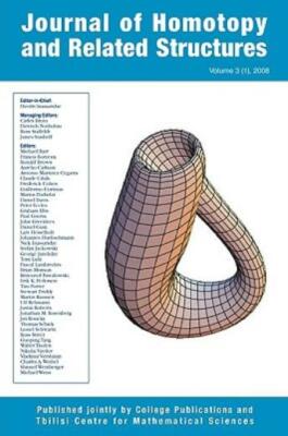 Journal Of Homotopy And Related Structures 3(1)