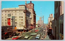 Vintage Photo Postcard Old Antique Picture Street View Hotel Car Phoenix Arizona