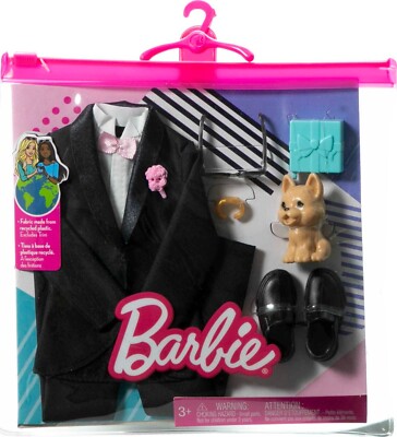 Barbie Ken Fashion Pack, Braut Set mit Bräutigam Outfit für Ken Puppe.
