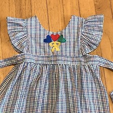VTG Ruffle Appliqu  Heart Dress Size 3T
