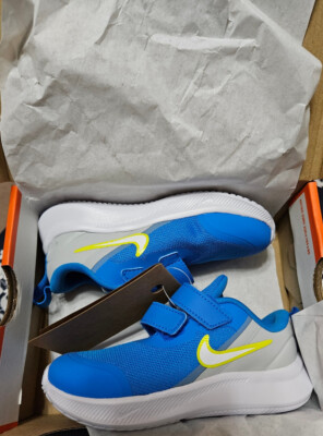 Nike Star Runner 3 (TDV) Blue/Grey/White Toddler Boy's Sneaker