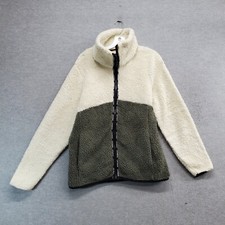 Lucky Brand Women Jacket Medium Olive Colorbl...
