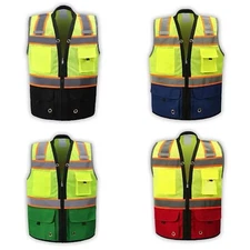 Premium two tone Surveyor Class 2  Safety Vest