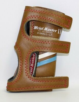 Wrist Master II Brown Leather Wrist Brace - Extra Small Left