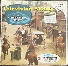 Universal City Studios Television Shows 1964 - 3d View-Master 3 Reel Packet