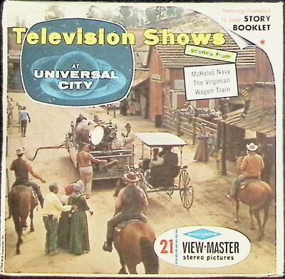 Universal City Studios Television Shows 1964 - 3d View-Master 3 Reel Packet