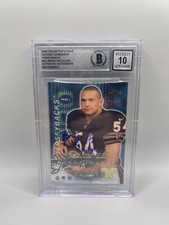 Brian Urlacher Signed 2000 Collector’s Edge Jerseybacks Rookie Beckett 10 Auto