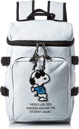 Snoopy Joe Cool Square Plecak Biały kolor S Size Plecak spr-178b z Japonii - Zdjęcie 1 z 3