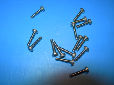 50 Stück verschiedene M2 (2 mm) PAN Kreuzschlitz (POZI) Kopfschrauben A2 Edelstahl