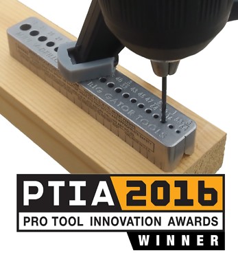 21 Hole Mini V- Drill Guide - comparable to a portable drill press, but cheaper!
