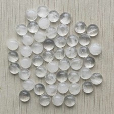 Natural White Cyrstal Stone 100pcs 12mm Round CAB CABOCHON DIY Jewelry Wholesale