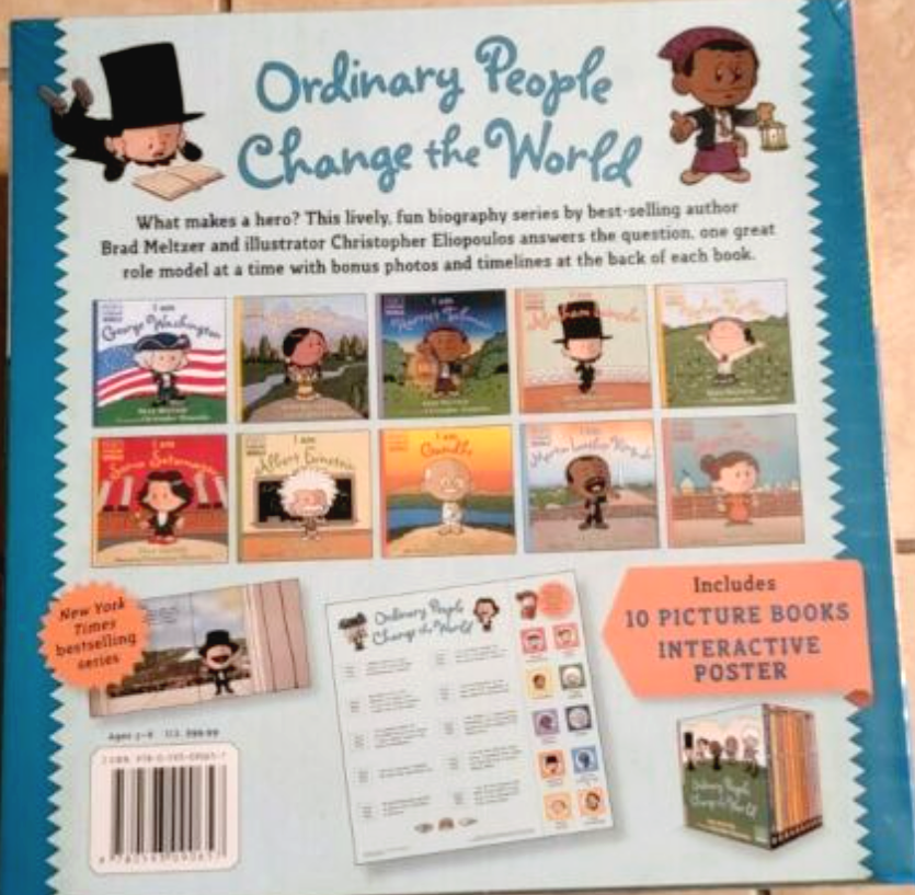 Ordinary People Change the World by Brad Meltzer NEW Box Set