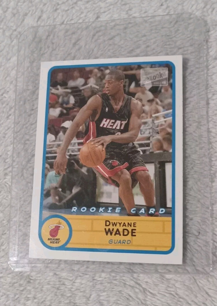 2003-04 Topps Dwyane Wade RC #225 Rookie Card Draft Pick #5 Miami Heat Bazooka