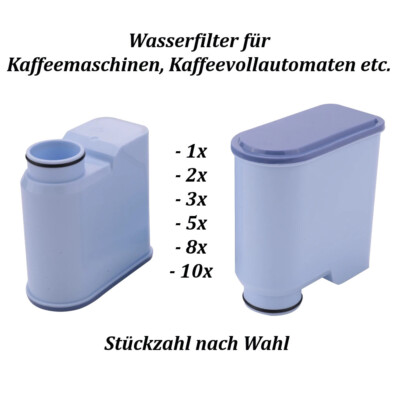 Wasserfilter für viele Philips Saeco Kaffeevollautomaten - Anzahl nach Wahl