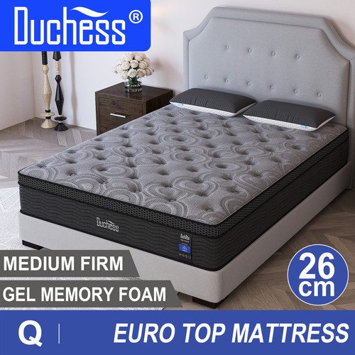 Duchess Mattress Queen Double King Single Bed Pocket Spring Gel Memory Foam - Picture 21 of 27