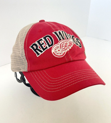 Detroit Red Wings Fan Favorite Vintage Red Tuscaloosa Clean Up Adjustable Hat