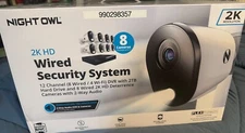New Night Owl 2K HD Wired Security System, 8 Cameras 12 channels with 2TB DVR