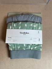 Men's Dotted Print Trunks 2pk - Goodfellow  Co  Comfort Underwear Green/Gray M