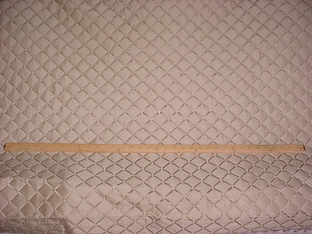 Tela de tapicería matelasse de celosía de seda dorada latón metálico Kravet 25865 2-1/4 años Foto 2 de 4