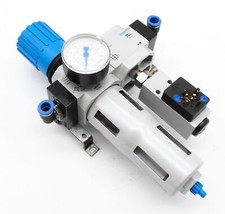 Festo 185761 Maintenance Unit: LFR-D-MIDI + FRM-...-D-MIDI + PEV-1/4-B-0D -used-