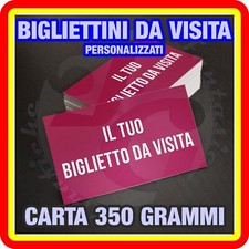 1000 BIGLIETTI DA VISITA - CARTA 350 GRAMMI - STAMPA FRONTE BIGLIETTINI