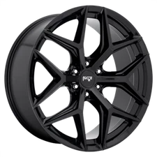 1 22 Inch Wheel Rim Niche Road Wheel Vice 22x9.5 6x120 GLOSS BLACK 30mm NEW