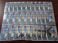 2022 Bowman Chrome Alejandro Pie #BCP-99 1st Year RC Lot of 28-RAYS