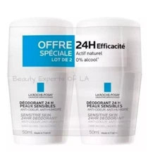 2 PACK - La Roche Posay 24H Physiological Deodorant Roll-On 50ml Exp 01/2027