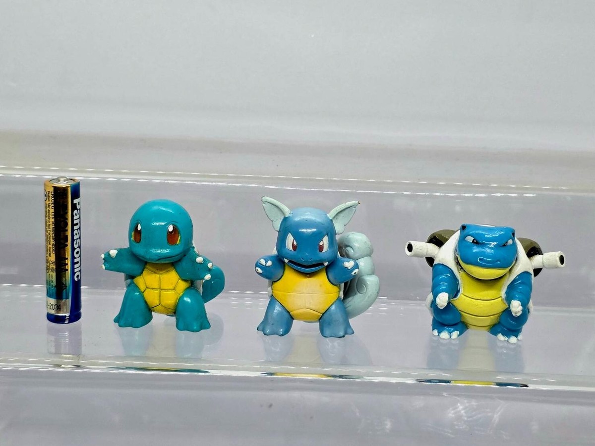 Squirtle Wartortle Blastoise Pokemon Monster Collection Figure