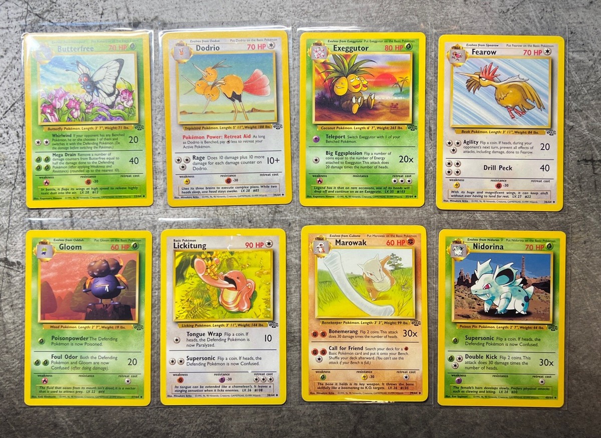 ポケモンカード旧裏面 ポケモンジャングル収録ノーマルカード全32種コンプセット ポケモンカード旧裏面 ポケモンジャングル収録ノーマルカード全