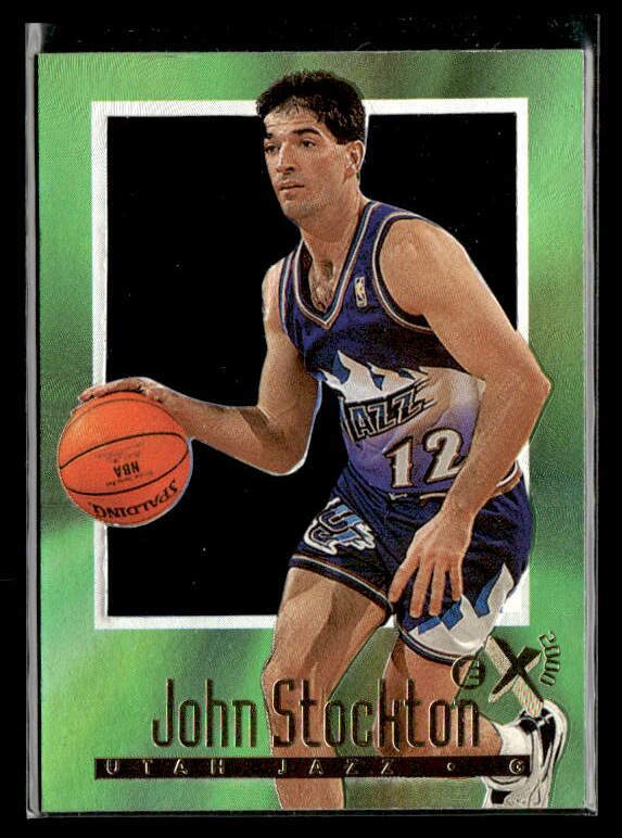 1996 E-X2000 #75 John Stockton VG/G