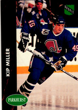 1991-92 Parkhurst  Nordiques Hockey Card #142 Kip Miller