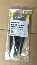 5-Pack Orbit 67105 Adjustable Multi-Stream Emitter on 6 in. Stake